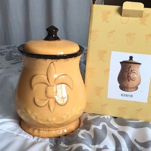 Fleur-de-lis Cookie Jar